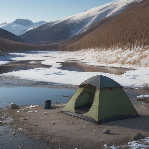 【低体温症】川での釣りで注意したい対策 | 体温を守る服装と装備 をイメージした 広角の風景、川 の写真