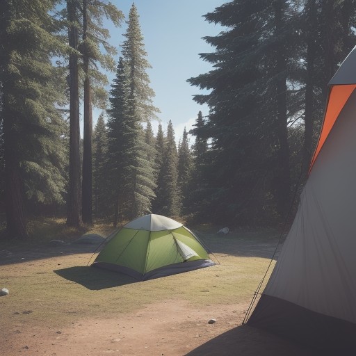 【キャンプ】初心者がやりやすい準備のミス | 道具選びと設営の注意点 をイメージした 広角の風景 の写真