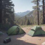 【熱中症対策】登山の水分補給 | 体温を下げる方法と準備物 をイメージした 広角の風景、ハイキング の写真