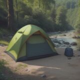 【川遊び】虫対策に使うアイテム | 準備しておきたい道具まとめ をイメージした 広角の風景、川 の写真