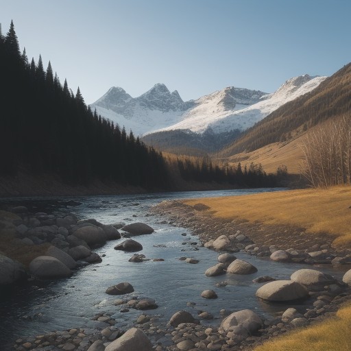 【渓流釣り】水温の変化による魚の動き | ポイント選びのコツ をイメージした 広角の風景、山 の写真