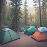 【キャンプ】食中毒を防ぐ食材の管理 | 保存方法と注意点 をイメージした 広角の風景 の写真