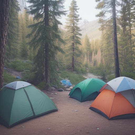 【キャンプ】食中毒を防ぐ食材の管理 | 保存方法と注意点 をイメージした 広角の風景 の写真