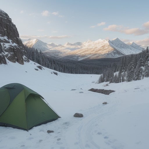 【登山】気温の変化への備え | 服装選びと持ち物のポイント をイメージした 広角の風景、山 の写真