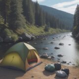 【川遊び】切り傷への応急処置 | 持っておきたい救急セットの中身 をイメージした 広角の風景、川 の写真