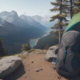 【カラビナ】登山の道具整理に役立つ方法 | 正しい使い方の手順 をイメージした 広角の風景、ハイキング の写真