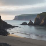 【うねり】海面の変化で見分ける | 安全な釣り場選びのポイント をイメージした 広角の風景 の写真