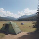 【キャンプ】虫除けのおすすめグッズ | 効果的な対策と使い方 をイメージした 広角の風景 の写真