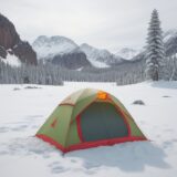 【雪渓登山】準備すべき道具のリスト | 安全な歩行のための装備選び をイメージした 広角の風景、雪景色 の写真