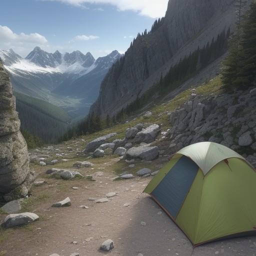 【登山】虫除けのおすすめアイテム | 山歩きの準備と対策 をイメージした 広角の風景、山、ハイキング の写真