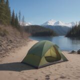 【マゴチ】釣りの時期と狙い目 | 砂浜で仕掛ける方法 をイメージした 広角の風景 の写真