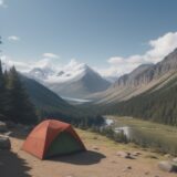 【登山用レインウェア】正しい洗い方 | 防水機能を維持するメンテナンス方法 をイメージした 広角の風景、ハイキング の写真