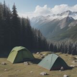 【山菜採取】ルールを守る採取方法 | 山でのマナーと注意点 をイメージした 広角の風景、山 の写真