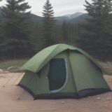 【キャンプギア】買い替え時の判断基準 | 使い古した道具の新調タイミング をイメージした 広角の風景 の写真