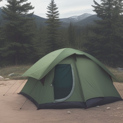 【キャンプギア】買い替え時の判断基準 | 使い古した道具の新調タイミング をイメージした 広角の風景 の写真