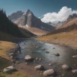 【渓流釣り】イワナが潜むポイント | 効率的な攻め方と釣り方 をイメージした 広角の風景、山 の写真