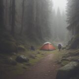 【登山シューズ】防水モデルの選び方 | 雨の日でも歩けるおすすめの靴 をイメージした 広角の風景、ハイキング の写真