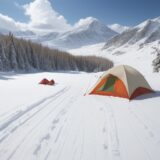 【スキーストック】メンテナンスの手順 | 長く使うためのコツ をイメージした 広角の風景 の写真