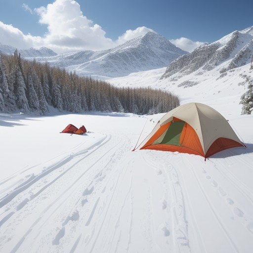 【スキーストック】メンテナンスの手順 | 長く使うためのコツ をイメージした 広角の風景 の写真