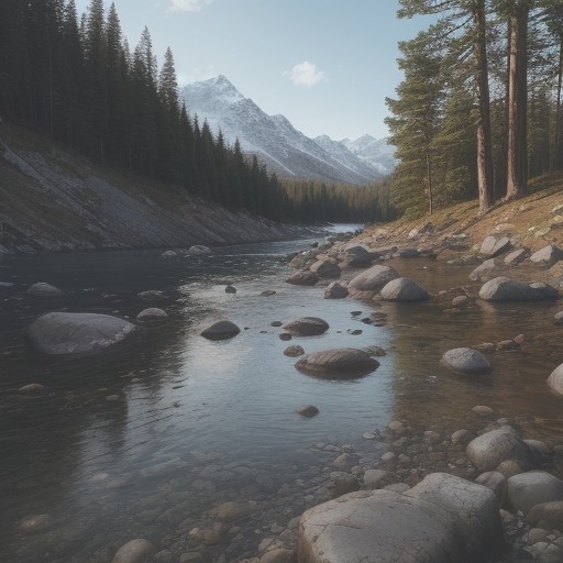 【渓流釣り】水深の読み方 | ポイントの見極め方とコツ をイメージした 広角の風景、山 の写真