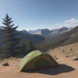 【登山】効率的な休憩タイミング | 体力の消耗を防ぐ歩き方 をイメージした 広角の風景、ハイキング の写真