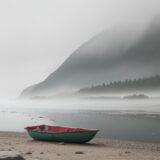 【海霧】出現するタイミング | 釣り船が出る時間帯と傾向 をイメージした 広角の風景 の写真