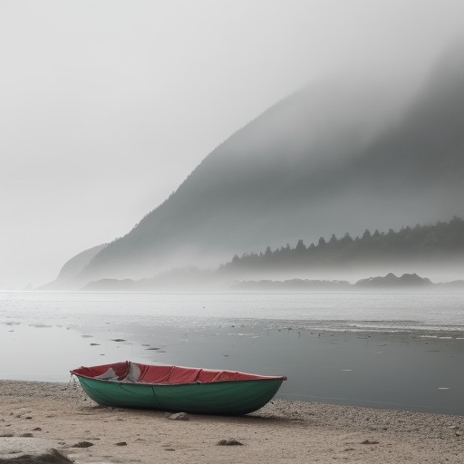 【海霧】出現するタイミング | 釣り船が出る時間帯と傾向 をイメージした 広角の風景 の写真