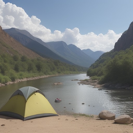 【川遊び】熱中症を防ぐ持ち物 | 体温を下げる工夫と注意点 をイメージした 広角の風景、川 の写真