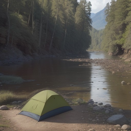【川の増水】前兆を見分けるポイント | 安全な釣りを楽しむための注意点 をイメージした 広角の風景、川 の写真