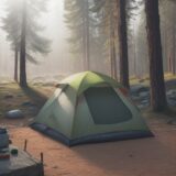 【キャンプ】ナイフの安全な扱い方 | 怪我を防ぐ道具の使い方 をイメージした 広角の風景 の写真