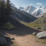 【登山靴下】足の疲れを防ぐ選び方 | 山行に合わせた素材と厚さの使い分け をイメージした 広角の風景、ハイキング の写真