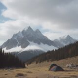 【山岳気象】雲の流れで天気を読む | 安全な登山のための予測方法 をイメージした 広角の風景、山、ハイキング の写真