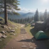 【登山シューズ】濡れた靴の乾燥方法 | 道具を長持ちさせる手入れの手順 をイメージした 広角の風景、ハイキング の写真