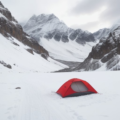 【冬山】初心者が揃えるべき装備リスト | 雪山登山の準備ガイド をイメージした 広角の風景、山、冬、山、雪景色 の写真