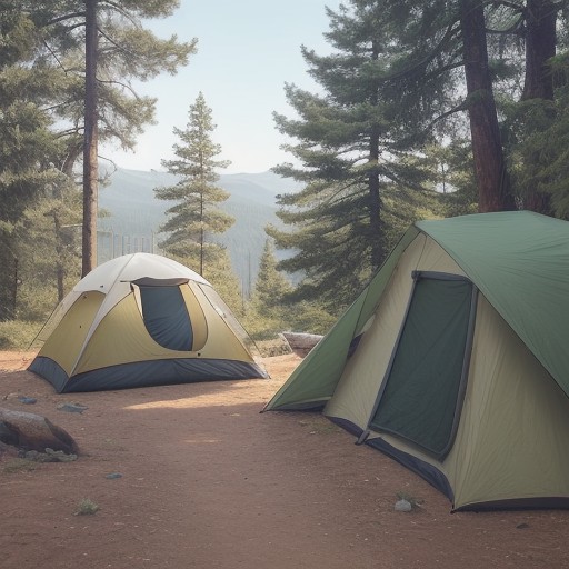 【キャンプ】虫刺されへの対処法 | 外出先で使えるケア用品と手順 をイメージした 広角の風景 の写真