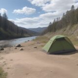 【川遊び】体調不良への備え | 現場での対処法と持ち物リスト をイメージした 広角の風景、川 の写真