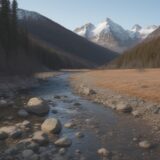 【渓流釣り】流速の見極め方 | ポイント選びのコツと実践方法 をイメージした 広角の風景、山 の写真