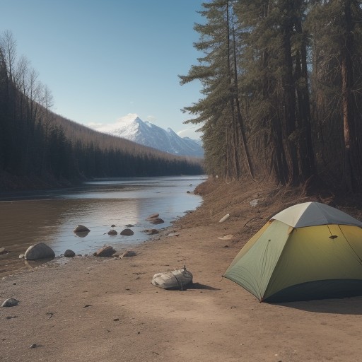 【川の増水】水位が戻るタイミング | 釣行再開の判断基準 をイメージした 広角の風景、川 の写真