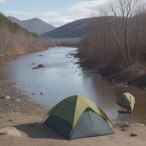 【川の増水】予報を確認して避難する | 安全な釣り場選びのポイント をイメージした 広角の風景、川 の写真