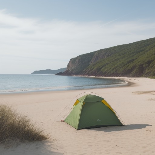 【キス釣り】初心者向け仕掛けの選び方 | 砂浜での釣り方とコツ をイメージした 広角の風景 の写真