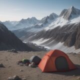 【登山】稜線の歩き方 | 気温低下への備えと服装の選び方 をイメージした 広角の風景、山、稜線 の写真