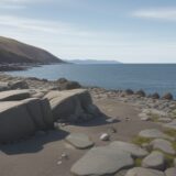 【メバル】堤防でのポイント探し | 釣果を上げる場所の選び方 をイメージした 広角の風景 の写真