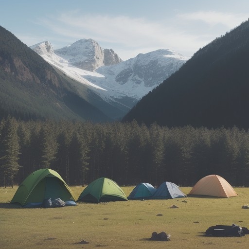 【キャンプ】脱臼したときの応急処置 | 現場での対処法と運搬方法 をイメージした 広角の風景 の写真