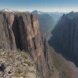 【落石】山の危険箇所での回避方法 | 安全な歩き方と注意点 をイメージした 広角の風景、山、ハイキング の写真