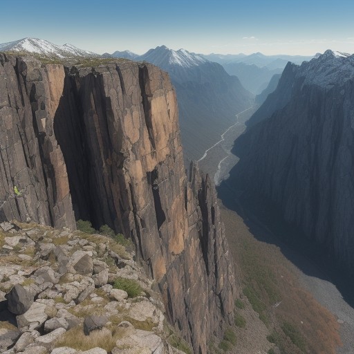 【落石】山の危険箇所での回避方法 | 安全な歩き方と注意点 をイメージした 広角の風景、山、ハイキング の写真