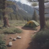 【山菜採取】春の山のルール | 安全に採取するための注意点 をイメージした 広角の風景、山、春 の写真