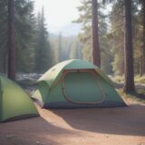 【キャンプギア】初心者が揃えたい道具 | 用途と選び方 をイメージした 広角の風景 の写真
