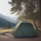 【キャンプ場】家族で行くおすすめの場所 | 子供と過ごす外遊びの時間 をイメージした 広角の風景 の写真