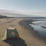 【潮の流れ】海釣りのタイミング | 危険な時間を避ける方法 をイメージした 広角の風景 の写真