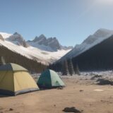 【キャンプギア】中級者が選ぶ道具 | 快適さを高める装備の基準 をイメージした 広角の風景 の写真